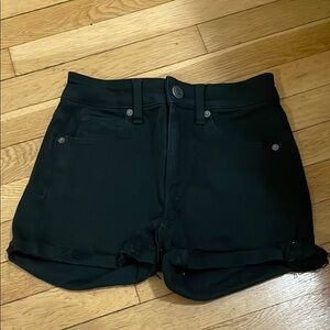 American Eagle Outfitters Black High Waist Shorts